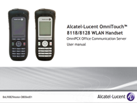 The Alcatel-Lucent 8118, 8128 WLAN Handset User Manual